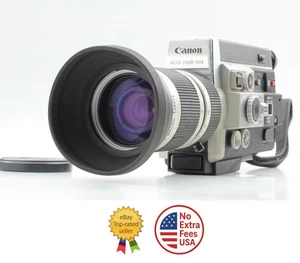 ▶️ Getestet [Opt NEUWERTIG mit Motorhaube] Canon Auto Zoom 1014 Super 8 Filmkamera aus Japan - Bild 1 von 14