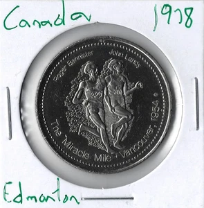 Medaille Kanada Commonwealth Games 1978 Edmonton - Bild 1 von 2