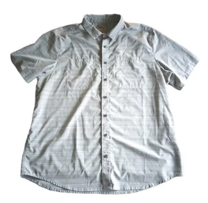 Camisa táctica de manga corta 5.11 frontal a presión para hombre extra grande gris a rayas XL - Imagen 1 de 4