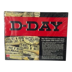 1961 Avalon Hill D-Day 508 Zweiter Weltkrieg Brettspiel realistisch VERSIEGELT - Bild 1 von 5