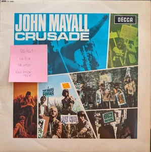 John Mayall Crusade Vinyl Record VG/G+ LK4890 1967 - Picture 1 of 2