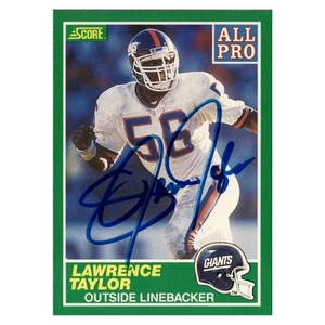 Lawrence Taylor New York Giants Autographed Signed 1989 NFL Score (JSA COA) - Picture 1 of 2
