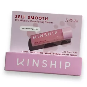 Kinship Self Smooth 10% Glycolic Resurfacing Serum NIB - Picture 1 of 2