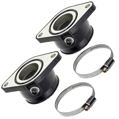 Set of 2 Left Intake Manifold Carb Boot For Suzuki GS550 GS550E GS550T 80-81 Foto 1 de 2