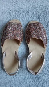 Slingback piatto Avarca Menorquina glitter multicolore taglia 38 - Foto 1 di 6