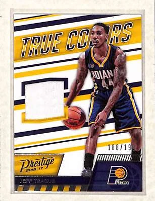 2016-17 Panini Presige #20 Jeff Teague Jersey Patch /199 EX - Image 1 of 2