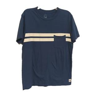 Birdwell Beach Britches Striped T-shirt Blue White Tee USA Surfing Beach -217lp - Picture 1 of 6