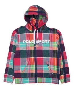 Polo Sport Ralph Lauren Madras Hoodie Sweatshirt bunt Jungen 14 Jahre  - Bild 1 von 9