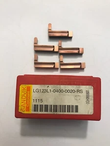 Sandvik Coromant Carbide Insert For Profiling LG123L1-0400-0020-RS 1115 Qty 5 - Picture 1 of 4