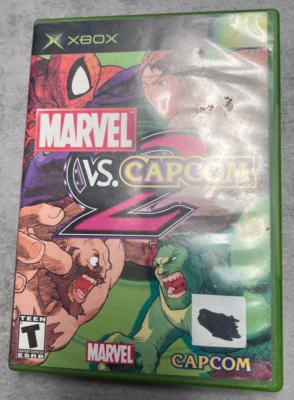 Marvel Vs Capcom (Microsoft Original Xbox, 2003) Game CIB Complete - Image 1 of 3