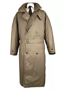 HUGO BOSS 46R Daunen Puffer ICEBREAKER Trenchcoat Gürtel Zweireiher Vintage - Bild 1 von 8