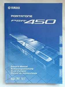 Yamaha PSR 450 Keyboard Owner's Manual Book - Picture 1 of 14