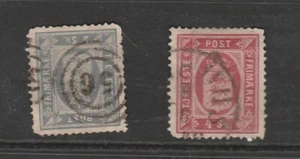 Denmark Scott# Q1-Q2 Mint & Used - Picture 1 of 2