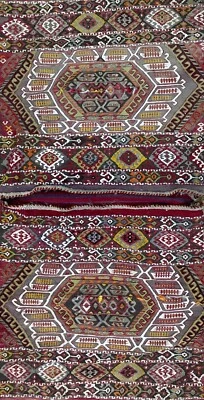 Antigua bolsa de silla de montar turca de Anatolia, 31" x 61" #17529 Foto 1 de 4