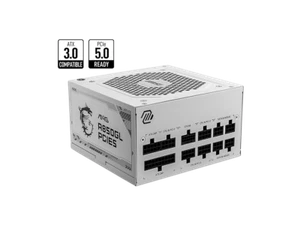 MSI MAG A850GL PCIE5 White, Fully-Modular, 80 Plus Gold, 850W Power Supply - Picture 1 of 4
