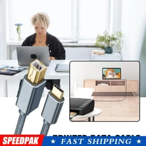 Câble imprimante USB Type-C vers USB B 2.0 scanner ordinateur portable ; M4H7 - Photo 1/17