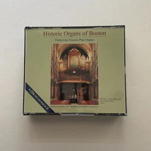 Historic Organs Of Boston 4 CD Set 2003 Thirty One Historic Pipe Organs - Picture 1 of 5