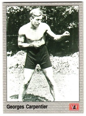 Georges Carpentier 1991 All World Boxing Premier Boxing Card #61 - Image 1 of 2