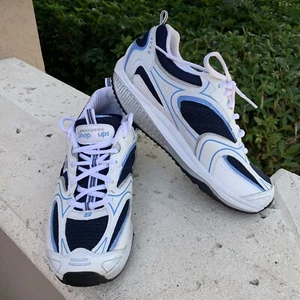 Sketchers SKECHERS Shape Ups Women's Navy White Sneakers SN 12325 I Sz 7.5 - Picture 1 of 11
