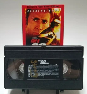 Gone in 60 Seconds (VHS, 2001, Exclusive Video Bonus Edition) - Imagen 1 de 3