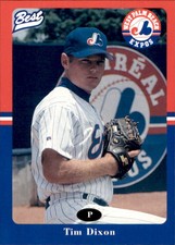 1996 West Palm Beach Expos Best #8 Tim Dixon San Jose California Baseball Card