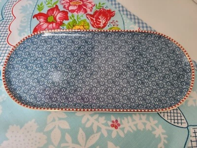 *neu* Pip Studio Teller Platte Spring To Life Blue Blau 24x11 Cm  - Bild 1 von 4