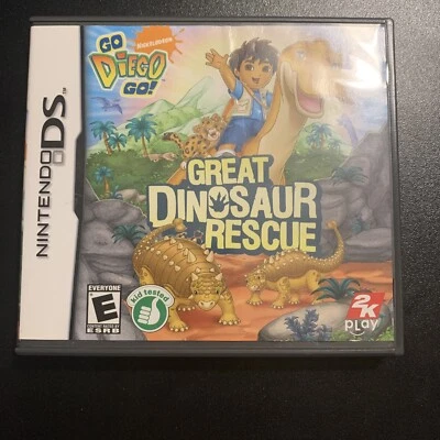 Go, Diego, Go Great Dinosaur Rescue (Nintendo DS, 2008) - Image 1 of 3
