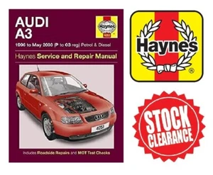 HAYNES 4253 Audi A3 Workshop Manual Petrol & Diesel 1996 To 2003 - Picture 1 of 1