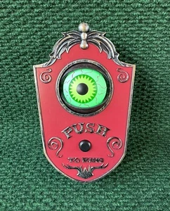 Gemmy Animated Eyeball Doorbell Halloween Haunted House Push To Ring - Picture 1 of 10