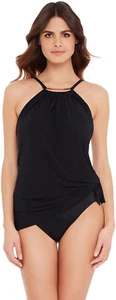Women'S plus Size Swimwear Parker Tummy Control Underwire Bra Swimdress with Adj - Picture 1 of 5