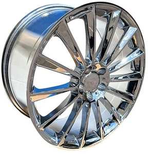20" SET Wheels Rims for Mercedes Benz CHROME AMG c43 e500 e550 s560 sl600 clk500 - Picture 1 of 9