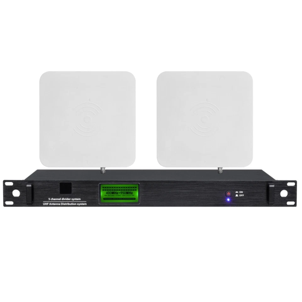 Wall-Mounted Wideband Antenna Distribution System for Shure QLX-D ULX ULX-D Sets - Image 1 of 4