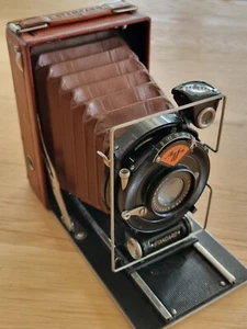Luxus brown agfa standard plates 204 6,5 x 9  rare camera  1929 - Bild 1 von 9
