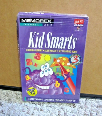 KID SMARTS Learning Library CD-ROM Alien Arcade Windows 95 Fungus Patrol NWT - Image 1 of 2