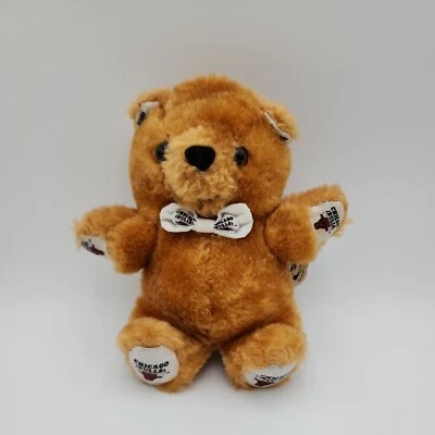 Almohada de oso de peluche reversible vintage de los Chicago Bulls Pal NBA 7 en marrón VER FOTOS Foto 1 de 4