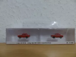 Minis by Lemke LC4119 N modelo de coche juego de 2 piezas VW 1600 L naranja luminoso #nuevo# - Imagen 1 de 1