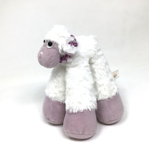 Bestever Funny Big Feet Lamb Sheep White Lavender Small 5.5" Bean Bag Feet