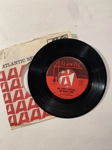 ARETHA FRANKLIN - Never Loved a Man / Do Right Woman Man - 1968 VG+ - Picture 1 of 3