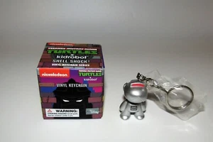 KIDROBOT TEENAGE MUTANT NINJA TURTLES SHELL SHOCK VINYL KEYCHAIN MOUSER DROID - Picture 1 of 1
