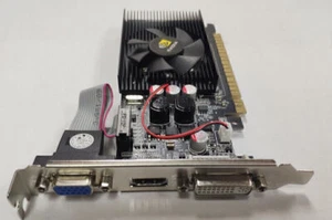 Grafikkarte für Videospiele NVIDIA GeForce GT730 2 GB DDR3 DVI VGA HDMI PCI-E - Bild 1 von 7