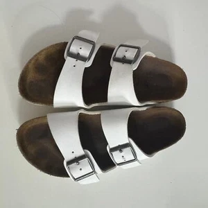 BIRKENSTOCK Arizona sandali bianchi doppio cinturino 36 5 - Foto 1 di 6