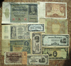 LOT OF ELEVEN OLD BANKNOTES OF THE WORLD POLAND - GERMANY - JAPAN (B)