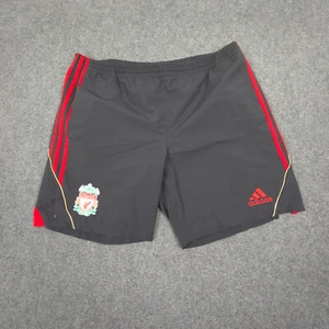 Liverpool fc Shorts Mens MEDIUM grey training Soccer Football adidas Size M - Picture 1 of 11