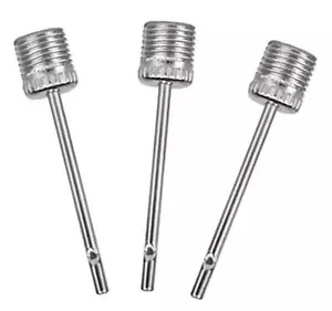 Inflating Needle 3 Pcs Pin Nozzle Air Pump Valve Adaptor Sports Ball Soccer - Picture 1 of 5