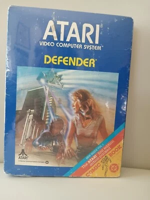 Defender Atari 2600/VCS/Warner 1981 Box WITH Manua/DC Comicl- Grade B - Image 1 of 4
