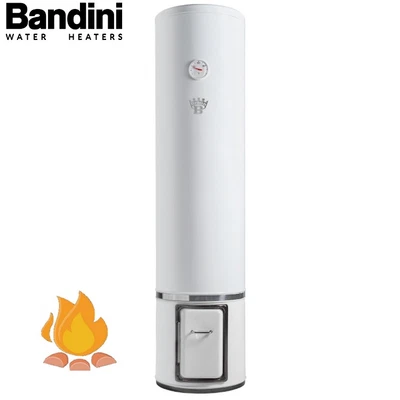 BANDINI SCALDABAGNI Holzbeheizter Warmwasserbereiter 80L, Vertikal, Bodenmontage