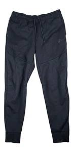 Pantalones de chándal Nike Tech polar CU4495-010 para hombre XL negros calce ceñido pierna estrecha longitud regular - Imagen 1 de 11
