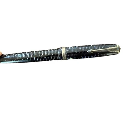 Pluma Estilográfica Parker Vacumatic Azul Perla Mayor Diamante Azul Oro 14K Nuevo en Caja Funcionando Foto 1 de 4