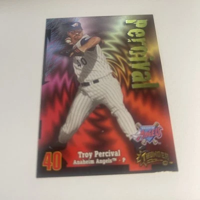 1998 Skybox Circa Thunder Super Rave #40 Troy Percival  - Image 1 of 2