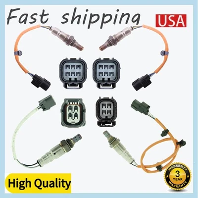 Set of 4 NEW O2 Oxygen Sensor Up+Downsream For Honda Ridgeline 3.5L V6 2017-2019 - Image 1 of 4